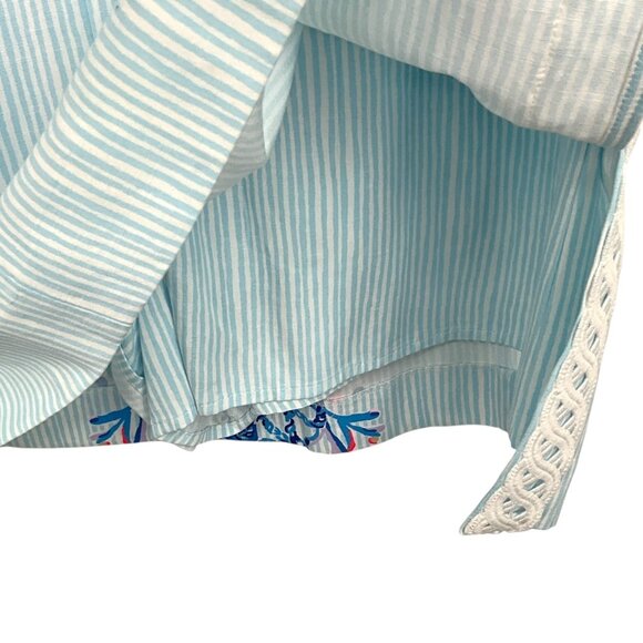 Lilly Pulitzer Sadie Shift Romper Multi Naut Today Engineered Dress Size 16 - Picture 8 of 11